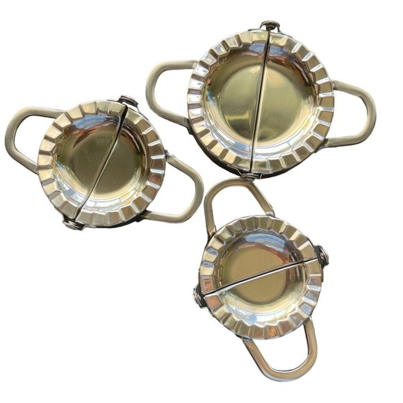 Ming Tsai 3 Piece Dumpling Maker Set by Simply Ming Metal NEW - Picture 3 of 9